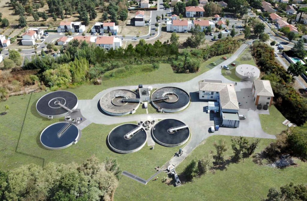 centre de traitement des eaux usées de Plaisance du Touch