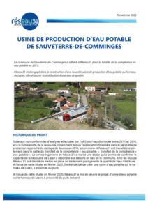 Usine de production d'eau potable de sauveterre-de-comminges