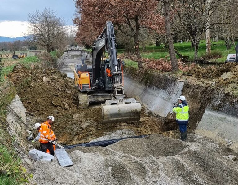 Travaux canal de Saint Martory 2024