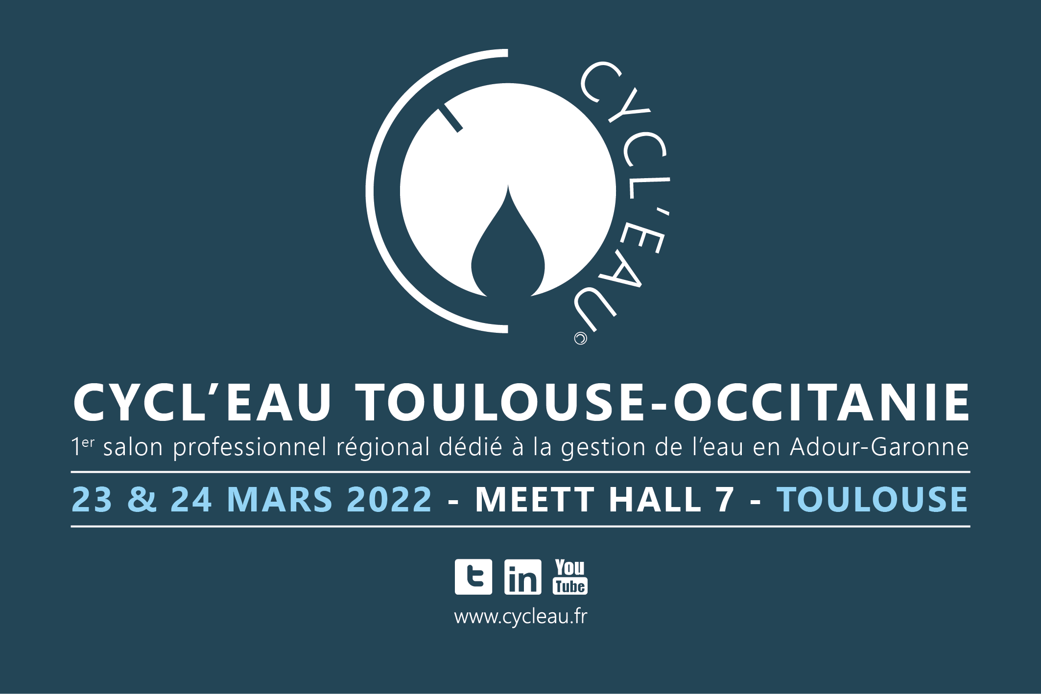Lire la suite à propos de l’article Réseau31, partenaire du salon CYCL’EAU TOULOUSE-OCCITANIE 2024, vous donne rendez-vous les 27 et 28 mars au Meett de Toulouse.