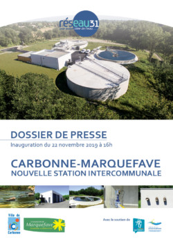 Nouvelle station d'épuration Carbonne-Marquefave