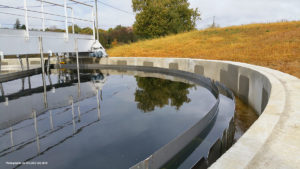 Photos bassin d'eau de la station d'épuration de Saint Foy de Peyrolières