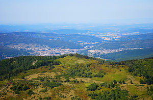 Photo horizon montagne