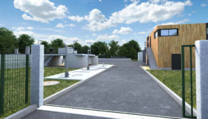 Image de synthèse présentant l'architecture de l'ouvrage
