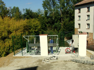 Photo de travaux d'assainissement
